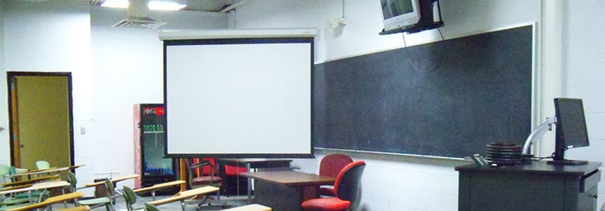 Classroom 134 of the Miami Hamilton's gym