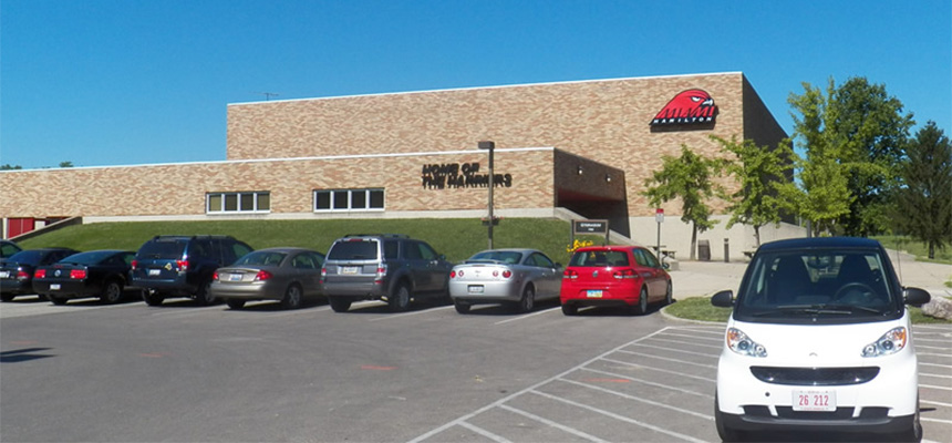 Outside view of the gym