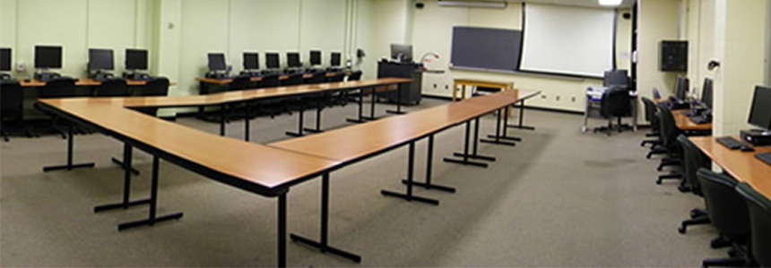 Classroom 15 of Johnston Hall