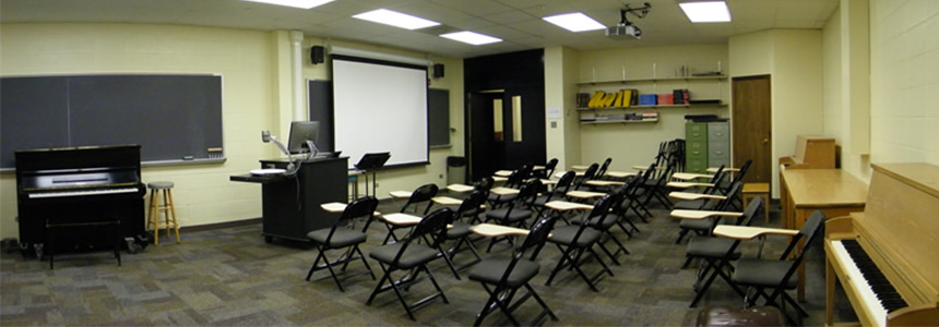 Classroom 17 of Johnston Hall