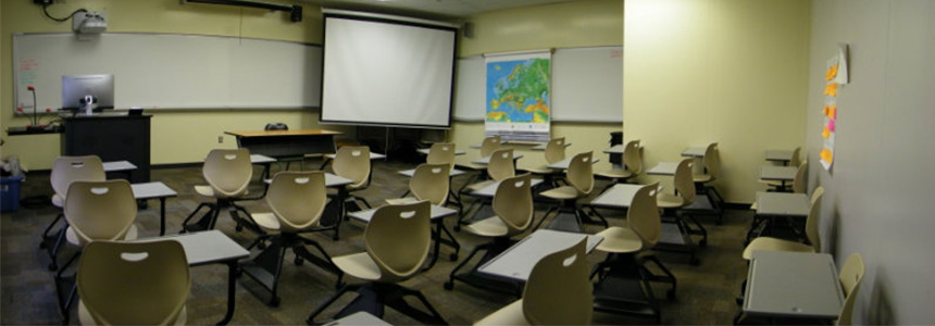 Classroom 104 of Johnston Hall