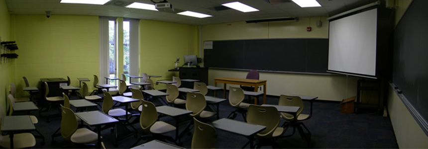Classroom 106 of Johnston Hall