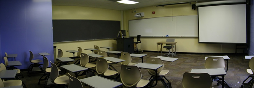 Classroom 108 of Johnston Hall