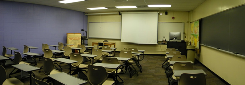 Classroom 111 of Johnston Hall