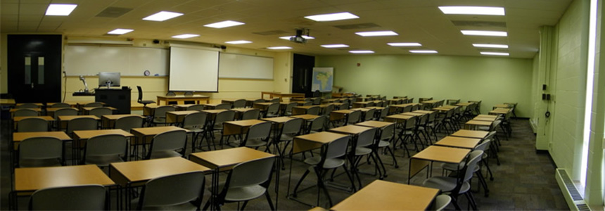Classroom 115 of Johnston Hall