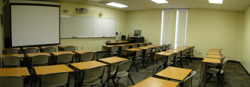 Classroom 202 of Johnston Hall