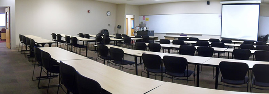 Classroom 110 of University Hall