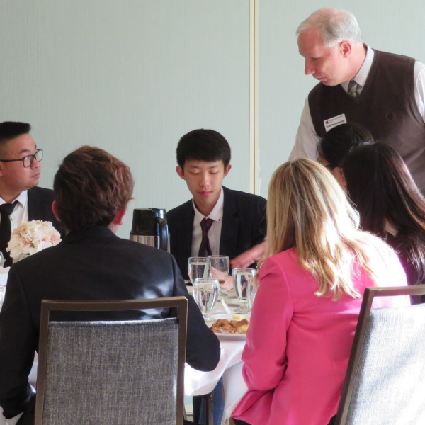 The Etiquette Dinner gives students confidence for future business dinners.