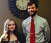 Courtney DeHaas with Dr. Nathan French