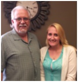 Taylar Peters with Dr. James Hanges