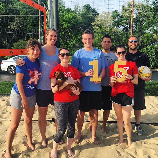 15 days to Commencement! Congratulations to the Class of 2017 from the Cincinnati Chapter sand volleyball league. After graduation, chapters are a great way to stay involved with Miami and meet other Miamians in your city! Find your chapter at MiamiAlum.org/Chapters 
#MiamiOHCountdown #MiamiOHAlum #MiamiOHGrad #MiamiOH #CountdownToCommencement