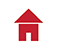 Red house illustration