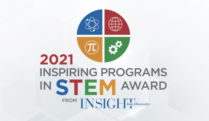 2021 Inspiring Programs in STEM Award from INSIGHT Into Diversity