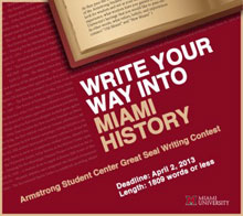 Invitation to enter the Great Seal Essay contest 