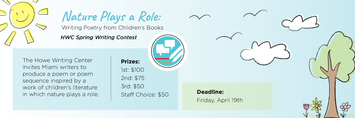 Announcing the Spring 2024 Creative Writing Contest! Click here for more info!