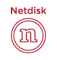 small N inside a circle with Netdisk above it