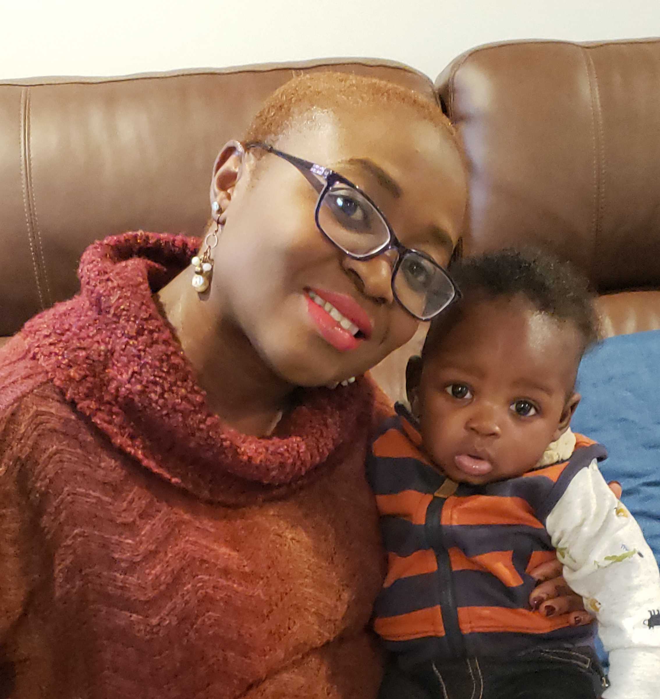 Uzoma Ifeakanwa and her son