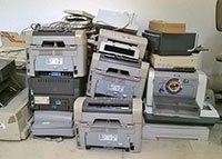 Photo of old printers