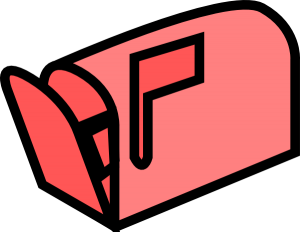 Red mail box