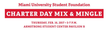 Charter Day Poster for Mix and Mingle