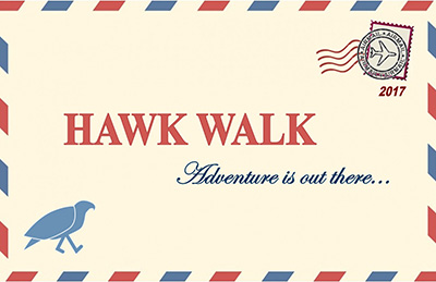 Hawk Walk post card