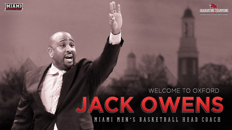 Jack Owens named men's basketball coach - Miami University