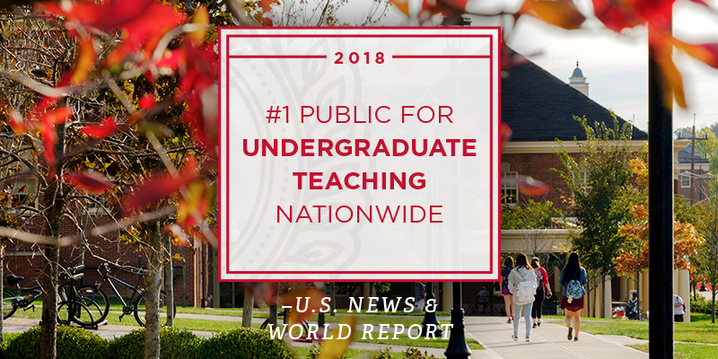 Miami is No. 1 public university in the nation for its commitment to undergraduate teaching.