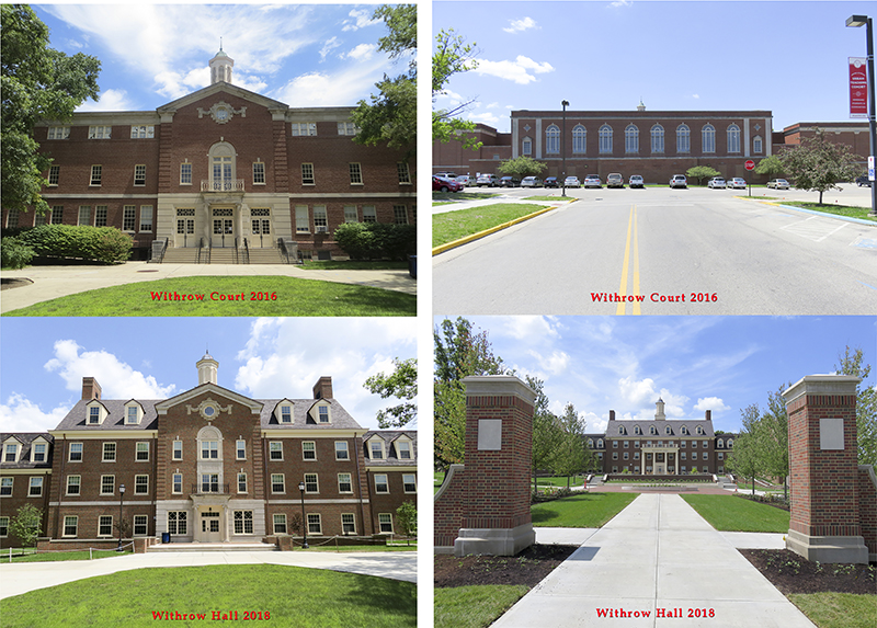Before and after photos of Withrow renovation
