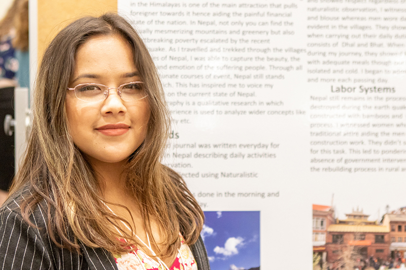 Roshika Bhattarai traveled to her native country Nepal during a study abroad program. The experience shocked and inspired her.