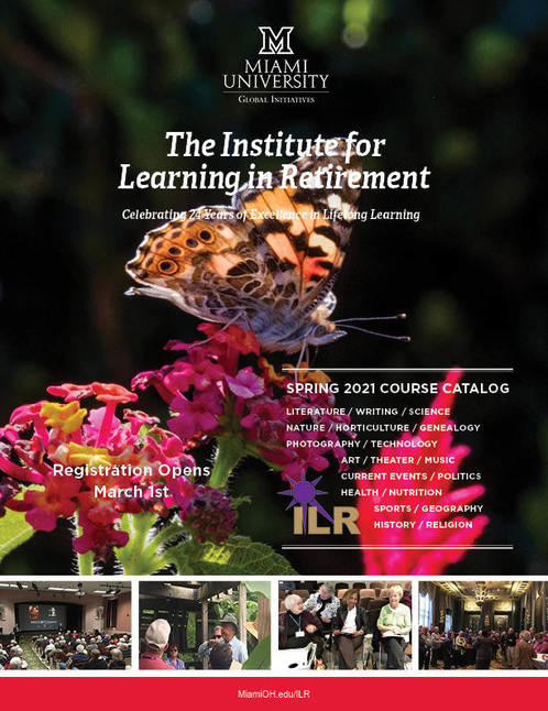 ilr course catalog with butterfly