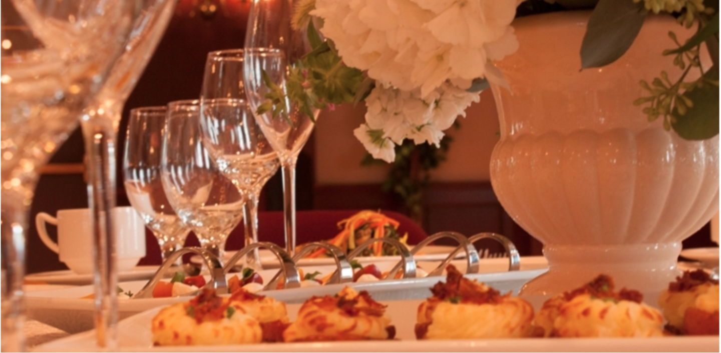 Shown is an image of a place setting.