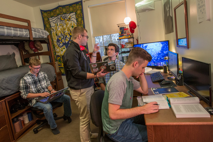 Students in Residence Hall