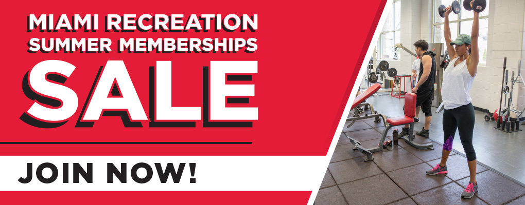 Miami Recreation Summer Memberships Sale. Join Now! 