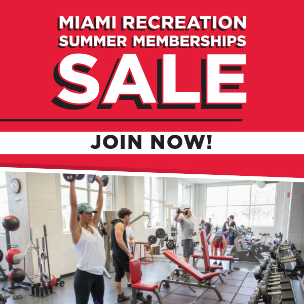 Miami Recreation Summer Memberships Sale. Join Now! 