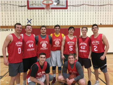 Fraternity basketball champions
