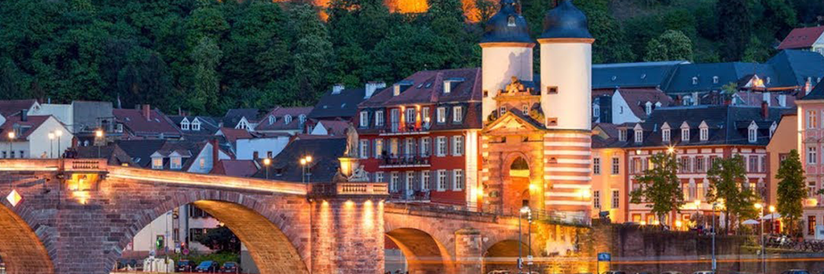  Heidelberg Bridge Over the Neckar