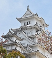 Himeji Castle near Hiroshima Japan