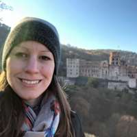 Amy Newman at Heidelberg Castle