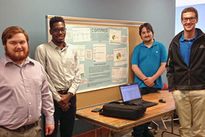 Dr. Jerry Gannod and four undergraduate senior capstone students from the Miami University Computer Science Department 