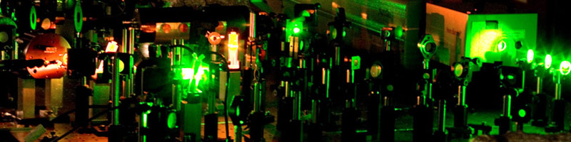 Lasers in spectroscopy lab