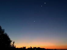 Miami University Astronomy Club 3 planets eastern sky