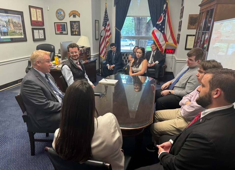 Inside Washington students meet with Ohio Representative Warren Davidson to discuss the current state of politics in this election year.