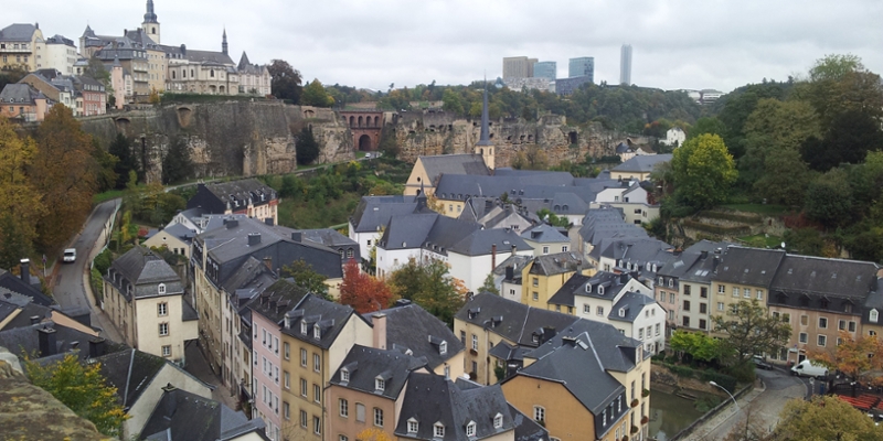 Luxembourg town and countryside