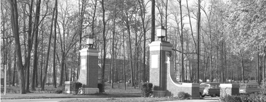 1962 photo of Bishop Gates 