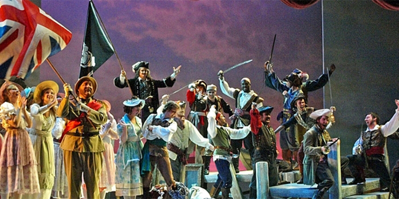  The Miami Opera performs a scene from Pirates of Penzance
