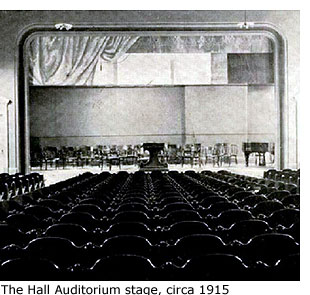 Hall Auditorium in 1915