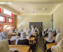 Girls in Gohar Khatoon Girls' School