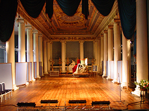 Stage of the Ostankino Theatre in Russia