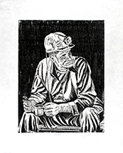 Woodcut by Jerry Morris