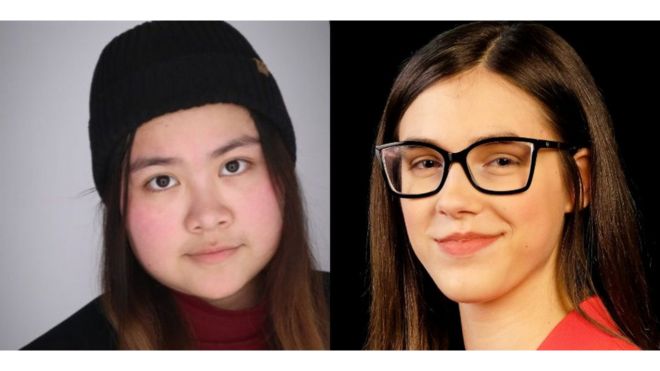 Lauren Lewis and Minh Nguyen